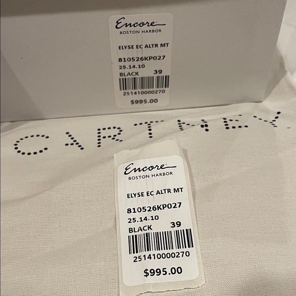 Stella McCartney Elyse Perforated Black Platforms - Picture 10 of 11